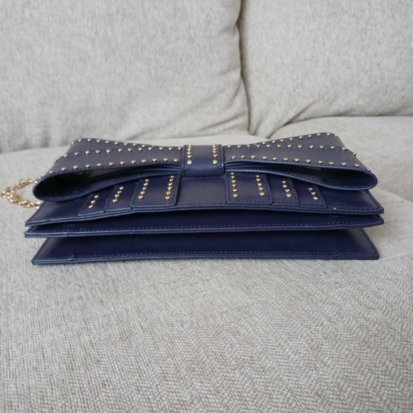 Zac Posen New York purple bow leather shoulders bag - Picture 3 of 12